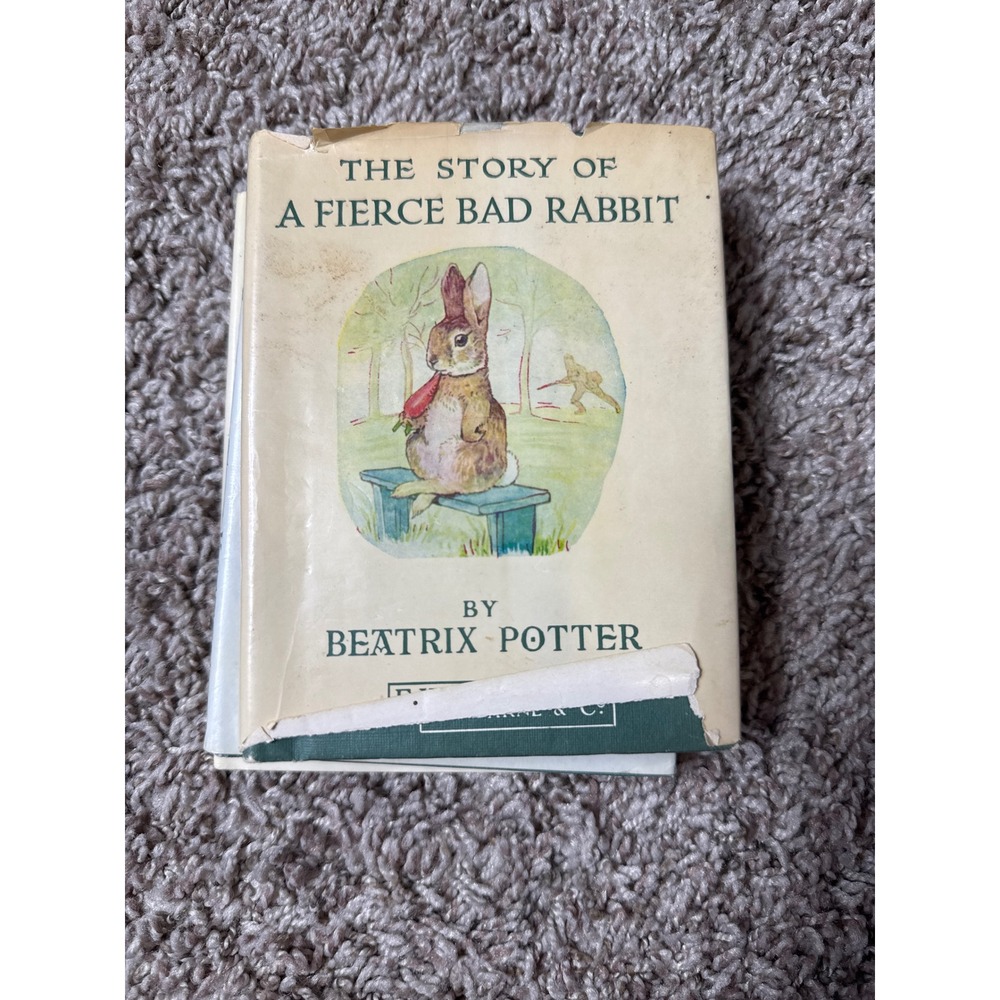 Beatrix Potter Vintage Book Lot F Warne Co Tales #6, #8, #20 and #21 - Picture 3 of 5